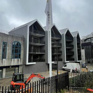 Réalisation d'un chantier sur Quimper en centre-ville